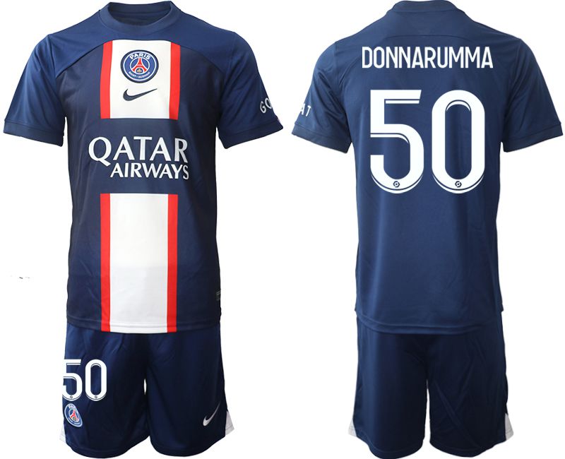 Men 2022-2023 Club Paris St German home blue #50 Soccer Jerseys